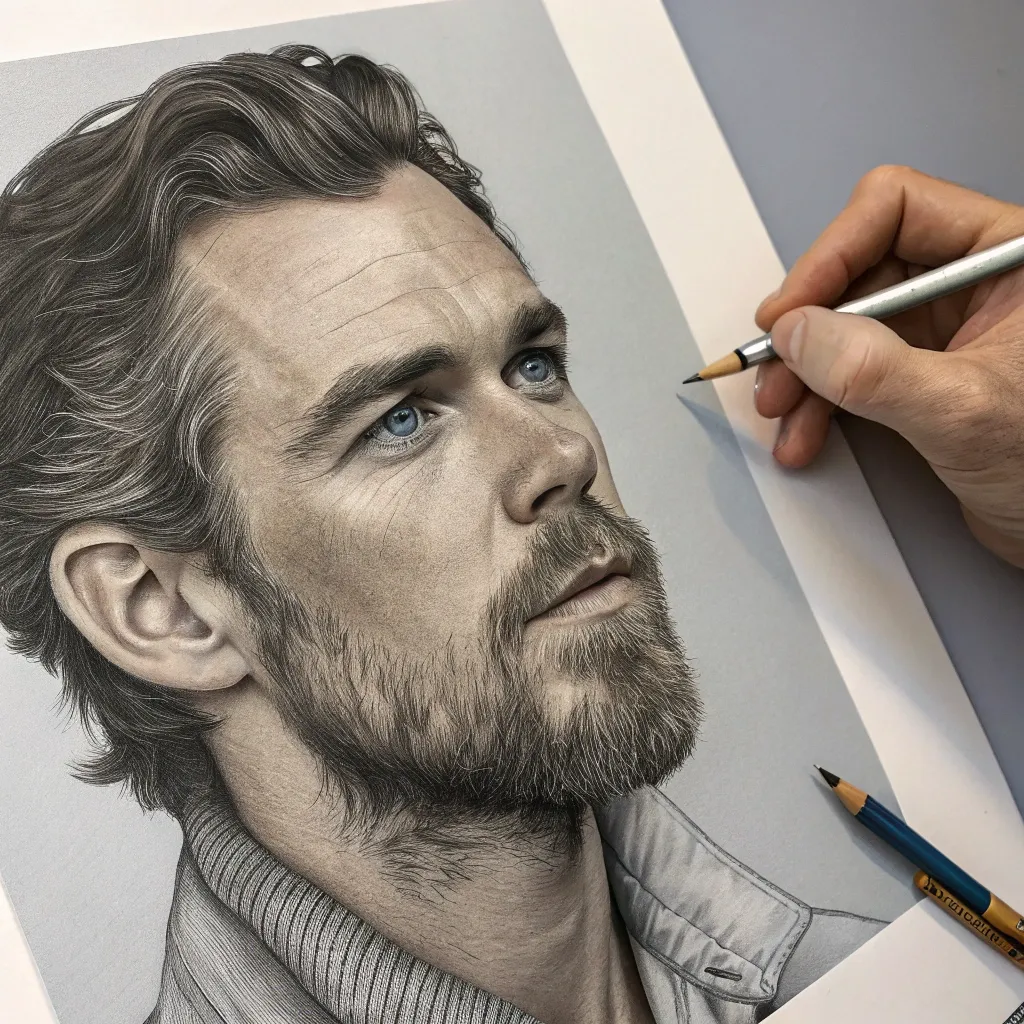 Portrait drawing techniques